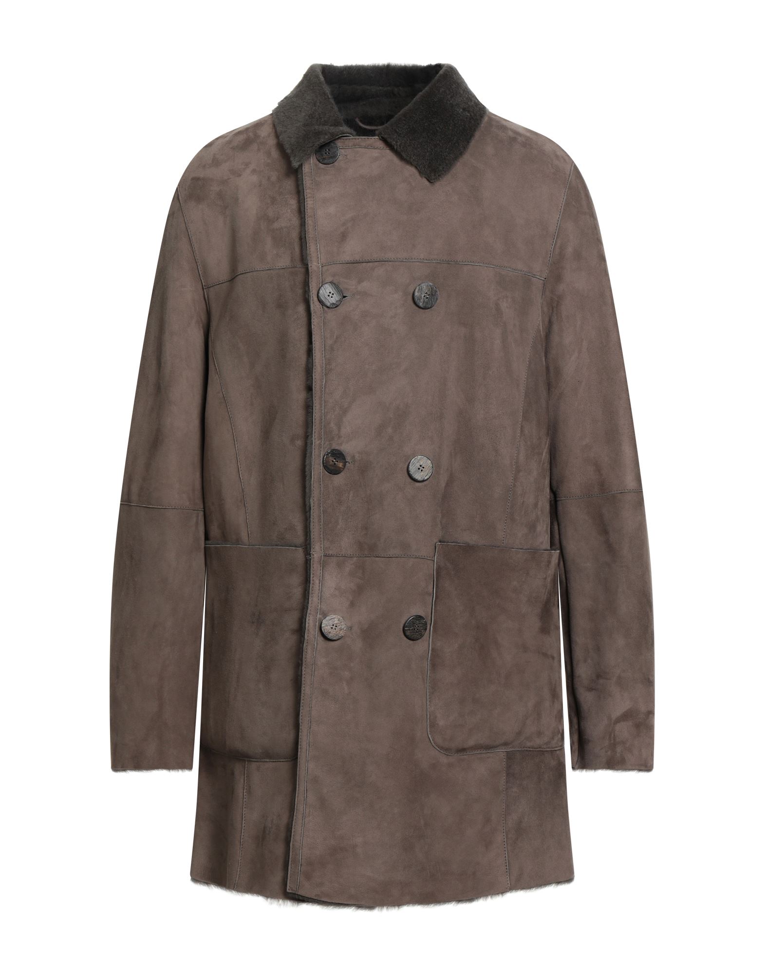 GMS-75 Shearling- & Kunstfell Herren Maulwurfsgrau von GMS-75