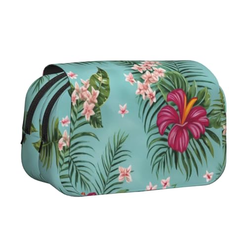 GMSGHJHDR Großes Federmäppchen mit 3D-Druck, doppeltes Klapp-Federmäppchen, Doppelreißverschluss, Stiftetasche, Schreibwaren-Aufbewahrung, Organizer für Schule, Studenten, Mädchen, Jungen von GMSGHJHDR