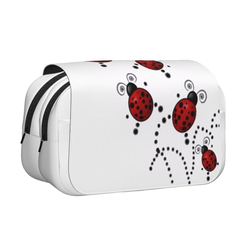 GMSGHJHDR Großes Federmäppchen mit Astronauten-Galaxie-Motiv, 3D-Druck, doppeltes Klapp-Federmäppchen, Doppelreißverschluss, Stiftetasche, Schreibwaren-Aufbewahrung, Organizer für Schule, Studenten von GMSGHJHDR