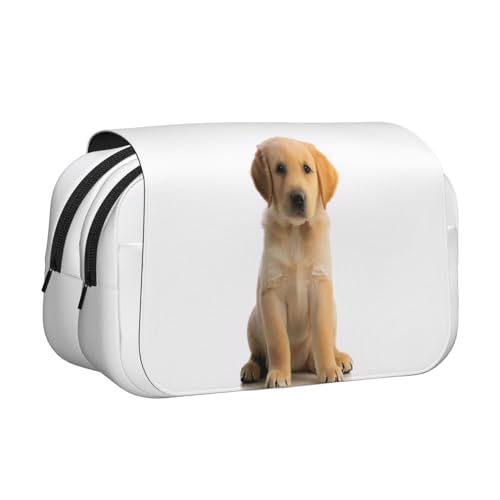 GMSGHJHDR Großes Federmäppchen. Mallard Ducks 3D-Druck, doppeltes Klapp-Federmäppchen, Doppelreißverschluss, Stiftetasche, Schreibwaren-Aufbewahrung, Organizer für Schule, Studenten, Mädchen, Jungen von GMSGHJHDR