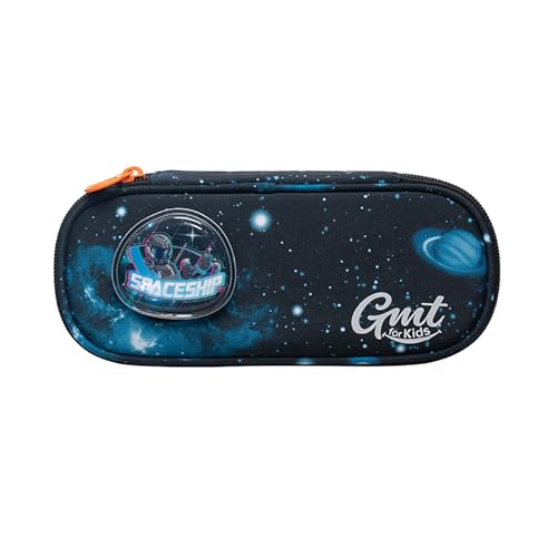 GMT for Kids Federmäppchen für Jungen,schlampermäppchen mit großem Fassungsvermögen,Schreibwarenbeutel Mäppchen für Mädchen Stifttasche,Jungen Federmappe-Raumschiff von GMT for Kids