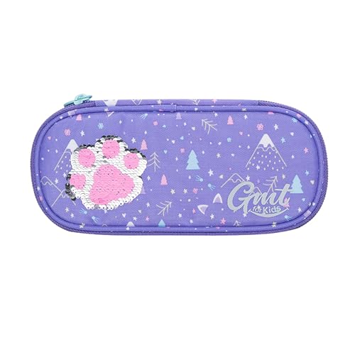 GMT for Kids Federmäppchen für Mädchen,schlampermäppchen mit großem Fassungsvermögen,Schreibwarenbeutel Mäppchen für Mädchen Stifttasche,Jungen Federmappe-Schmusekatze von GMT for Kids