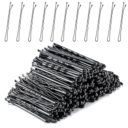 GNALIA 7Cm Haarnadeln 50 Stück Lange Bobby Pins Haarklemmen Haarspangen Hair Pin Für Frauen & Mädchen Haarklammer Metall Perfekt Für Hochsteckfrisuren & Styling Ideal Für Alle Haartypen (Straight Blac von GNALIA