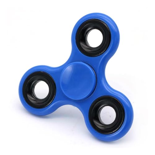 GNALIA Handkreisel Metall Fidget Toys Edc Hand Spinner Hochwertig Edelstahl 2-5 Minuten Rotation Angst Anti Stress Spielzeug Geschenk Für Kinder Erwachsene Büro Schule Blau 1 Stück von GNALIA
