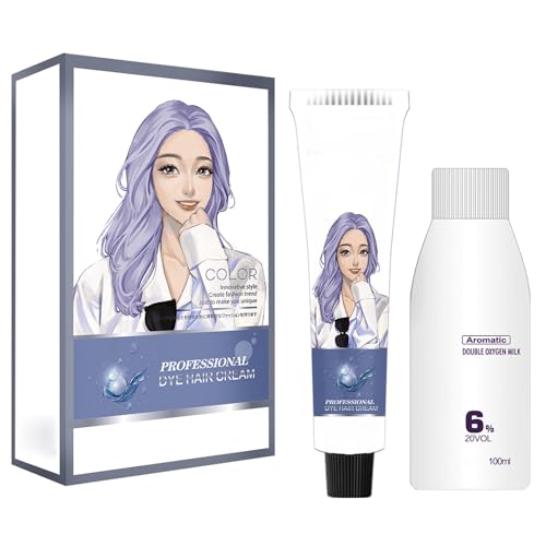 DIY Haarfarbe Wachs Schlamm Washable Farbiges Haarfarbe Creme,Temporäre Haarfarbe Wachs Natürliche Pomade,für Männer und Frauen,Non-permanent,Unisex,Graubraun,Einfach zu Bedienen von GNAUMORE