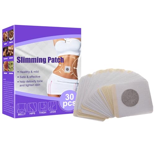 Fettverbrennung Patch,Gewichtsverlust Aufkleber,Tighten Slimming Patches,Abnehmen Patch,Fettverbrennung Patch am Bauch,Anti Cellulite,Schnelles Abnehmen Nicht Reizend 30pcs von GNAUMORE
