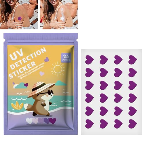 Sonnenschutz UV Aufkleber,UV Pflaster Mit UV Erkennung,Wasserfeste UV Pflaster,UV-Erkennungs-Patches,UV-Erkennungs-Patches,UV-Erkennungspflaster,UV-Patches für Sonnenschutz,Sonnenschutzaufkleber von GNAUMORE