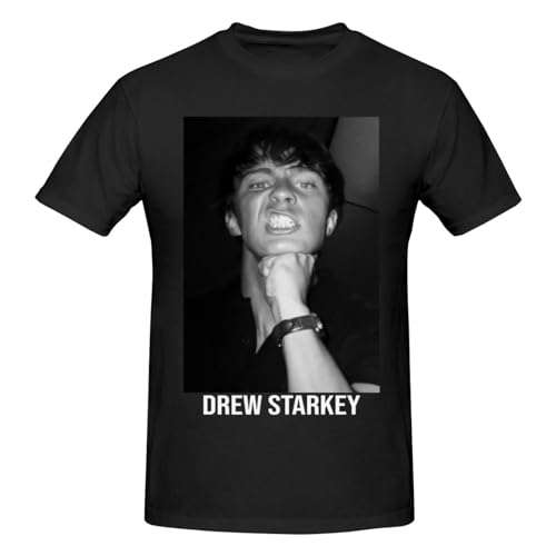 GNHFNM Drew Starkey Herren T-Shirt Sommer Rundhals Kurzarm Klassische Baumwolle T-Shirts, Siehe Abbildung, M von GNHFNM