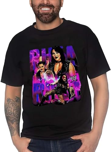 GNHFNM Herren Rhea Wrestling Sport Ripley Shirt Wrestling Sport Fans T-Shirt Mode Baumwolle Shirts Kurzarm T-Shirt Damen, Schwarz , L GNHFNM Herren Rhea Wrestling Sport Ripley Shirt Wrestling Sport Fans T-Shirt Mode Baumwolle Shirts Kurzarm T-Shirt Damen, Schwarz , L von GNHFNM