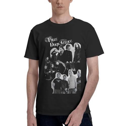 GNHFNM Three Days Grace Herren-T-Shirt, Baumwolle, modisch, lässig, Rundhalsausschnitt, kurzärmelig, Stil 1, XL GNHFNM Three Days Grace Herren-T-Shirt, Baumwolle, modisch, lässig, Rundhalsausschnitt, kurzärmelig, Stil 1, XL von GNHFNM