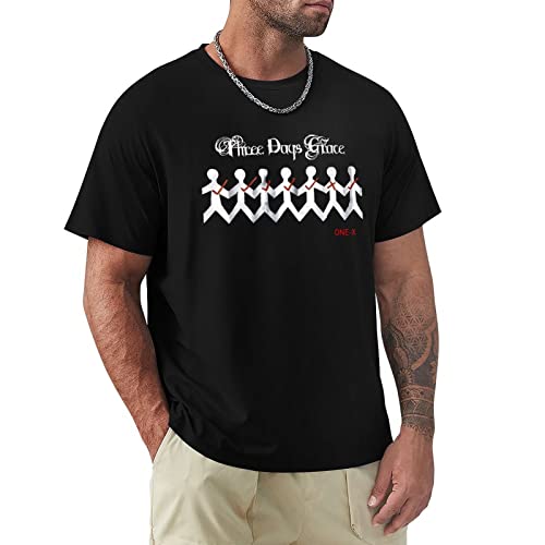 GNHFNM Three Days Grace Shirt Herren Kurzarm Rundhals T-Shirts Casual Sommer Vintage Tops, Siehe Abbildung, M GNHFNM Three Days Grace Shirt Herren Kurzarm Rundhals T-Shirts Casual Sommer Vintage Tops, Siehe Abbildung, M von GNHFNM