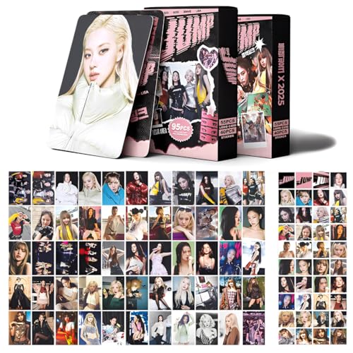 GNHG 2025 Neu Koreanischer Weiblicher Star BP Photocard Photocards 55 Stück Lomo und 40 Aufkleber Karten - JUMP von GNHG