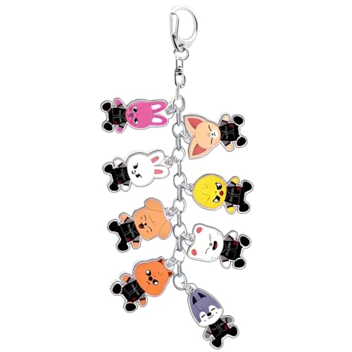 GNHG Cartoon Schlüsselanhänger, Skzoo keychain Requisiten Rucksack Pandent Geschenke Keychain für Kinder von GNHG