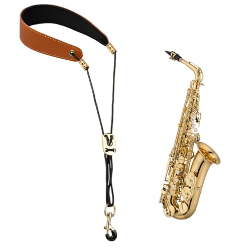 GNHG Saxophongurt für Erwachsene und Kinder, verstellbarer Saxophon Nackengurt mit Verstellbarer Metallschnalle Saxophon Gurt Altsaxophon Tenorsaxophon von GNHG
