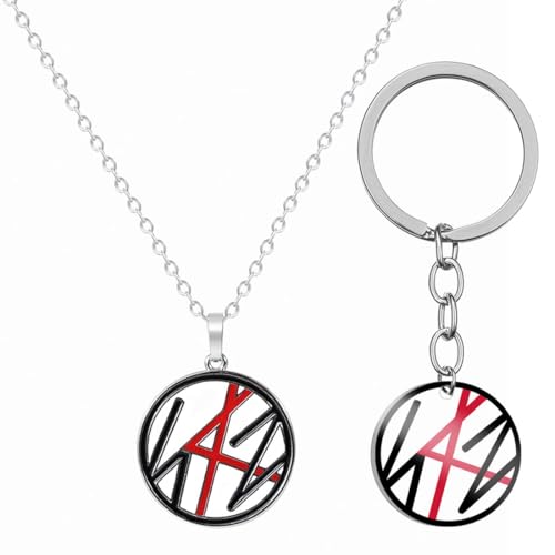 GNHG Stray Kids Halskette Schlüsselanhänger Set – Unverzichtbares Stray Kids Merch für Kpop Fans von GNHG