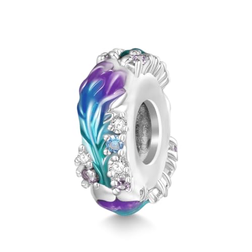 GNOCE Charm Perle Phönix Mond 925 Sterling Silber Charm Fit Alle großen Marken von Armband/Halskette Geschenk für Frauen Mädchen Tochter von GNOCE