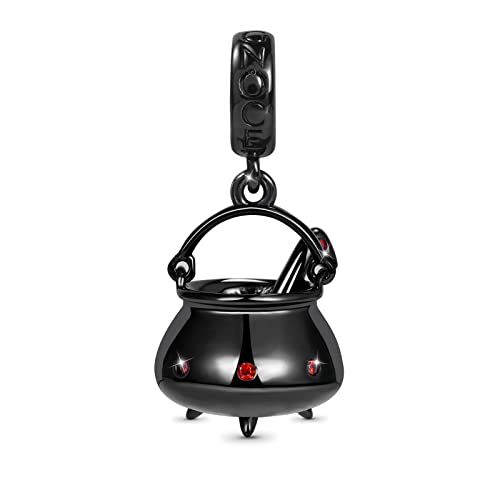 GNOCE Hexenkessel Anhänger Charm 925 Sterling Silber mit Rubin Edelsteinen Baumeln Charms Perle für Armbänder/Halsketten Schmuck Geschenk für Frauen Mädchen Frau Tochter GNOCE Hexenkessel Anhänger Charm 925 Sterling Silber mit Rubin Edelsteinen Baumeln Charms Perle für Armbänder/Halsketten Schmuck Geschenk für Frauen Mädchen Frau Tochter von GNOCE