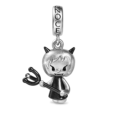 GNOCE Little Devil Anhänger Charm Sterling Silber Baumeln Charms Fit Armband/Halskette Schmuck Geschenk Für Frauen Mädchen Tochter Herren von GNOCE