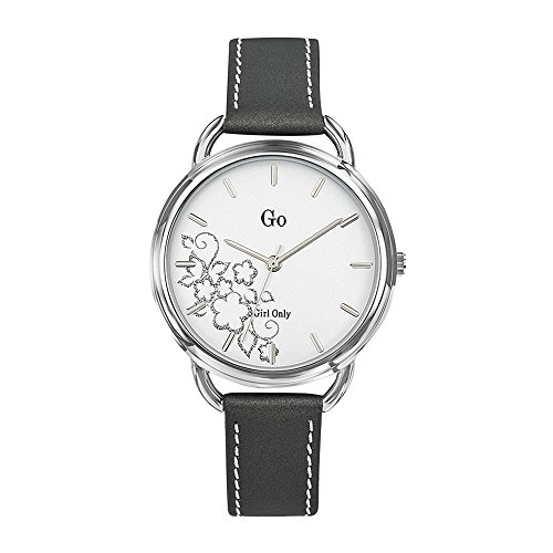 GO Girl Only Damen Analog Quarz Uhr mit Leder Armband 699107 von GO Girl Only