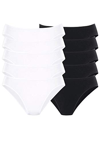 Goin Damen Slips Bikinislips von | 10 Stück (36/38, Bunt) von GO IN