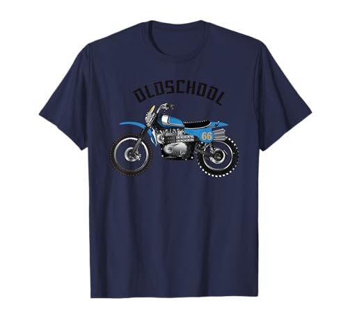 Oldschool Motocross Motorrad, Herren, Damen T-Shirt von GO Motorrad, Offroad & Dirtbike
