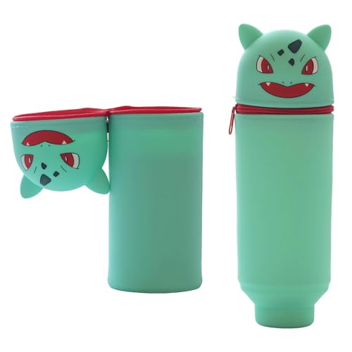 GOACRS Federmäppchen, Federtasche aus Weichem Silikon, Schlampermäppchen und Stifteköcher 2 in 1, Kawaii Stiftemäppchen Kleine Stiftehalter Cartoon Stiftetui, Grün Stiftetasche für Kinder Teenager GOACRS Federmäppchen, Federtasche aus Weichem Silikon, Schlampermäppchen und Stifteköcher 2 in 1, Kawaii Stiftemäppchen Kleine Stiftehalter Cartoon Stiftetui, Grün Stiftetasche für Kinder Teenager von GOACRS