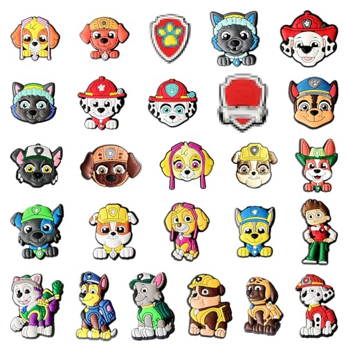 GOACRS Schuh Charms für Clogs, 26 Stück DIY Schuhanstecker Schuhanhänger, Cartoon Dog Schuh Pins Stecker Aufstecker Anstecker Set, Abnehmbare PVC Shoe Deko Zubehör für Kinder Jugendliche Erwachsene GOACRS Schuh Charms für Clogs, 26 Stück DIY Schuhanstecker Schuhanhänger, Cartoon Dog Schuh Pins Stecker Aufstecker Anstecker Set, Abnehmbare PVC Shoe Deko Zubehör für Kinder Jugendliche Erwachsene von GOACRS