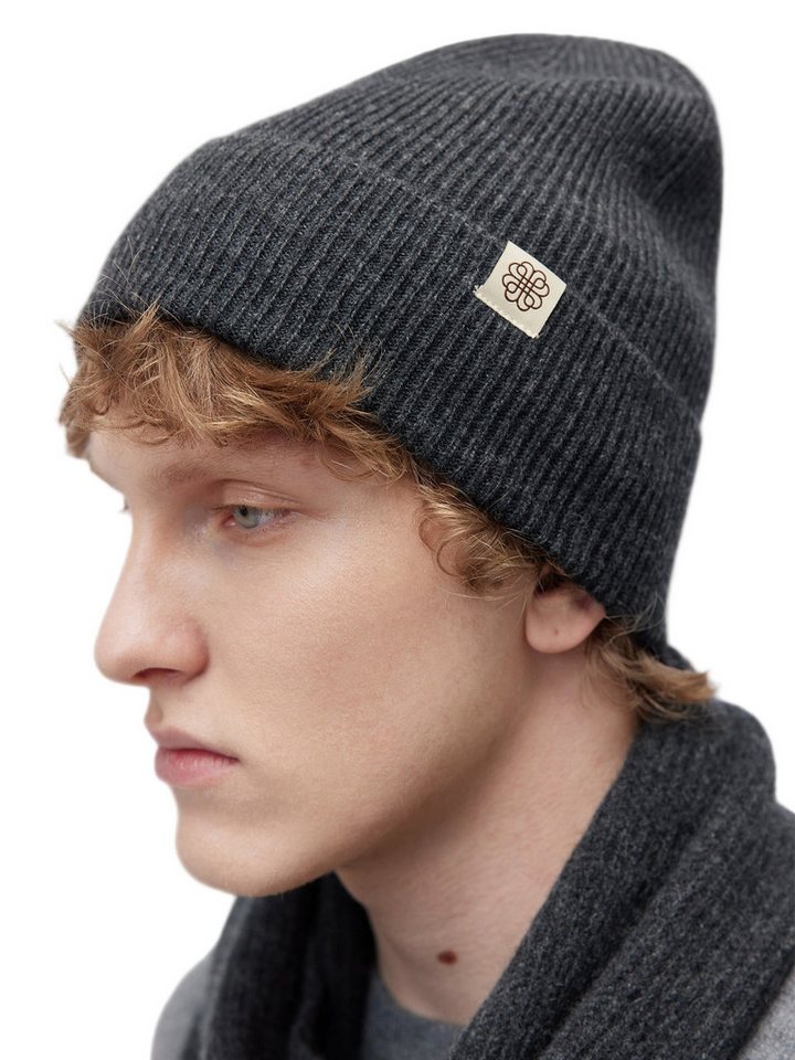 GOBI Cashmere Beanie Rippenstrick Kaschmir Mütze von GOBI Cashmere