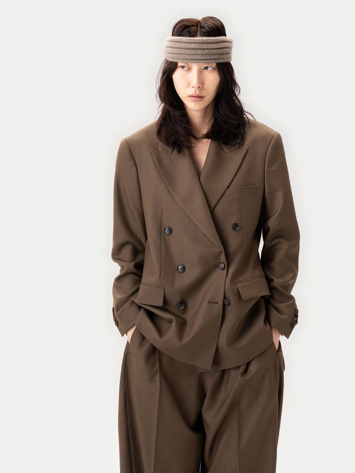 GOBI Cashmere Blusenblazer Doppelreihiger Kaschmir Blazer von GOBI Cashmere