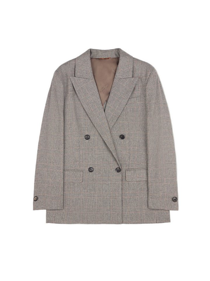 GOBI Cashmere Blusenblazer Zweireihiger Kaschmirblazer von GOBI Cashmere