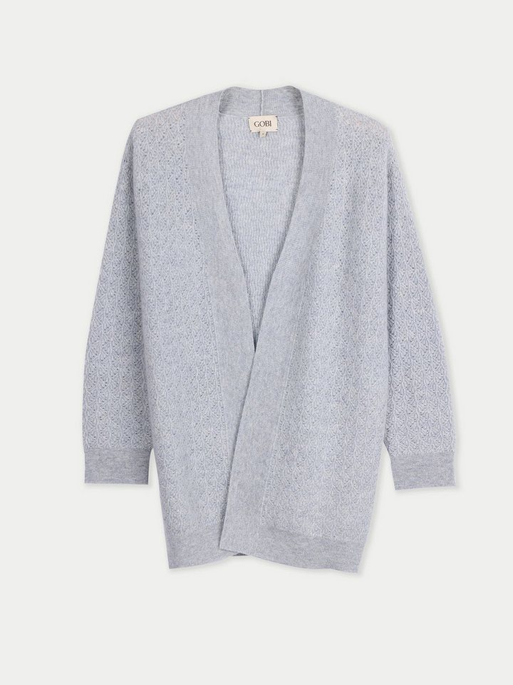 GOBI Cashmere Cardigan Ajour-Strick Kaschmir-Cardigan von GOBI Cashmere