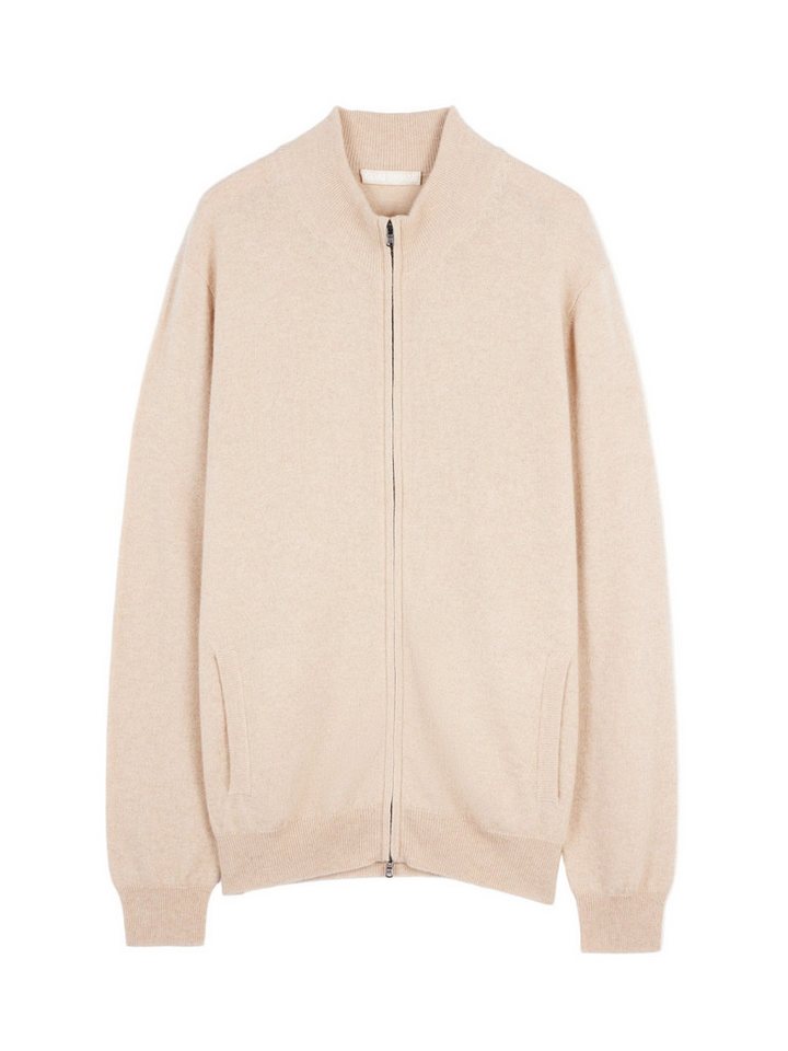 GOBI Cashmere Cardigan Basic Kaschmirstrickjacke mit Reißverschluss von GOBI Cashmere