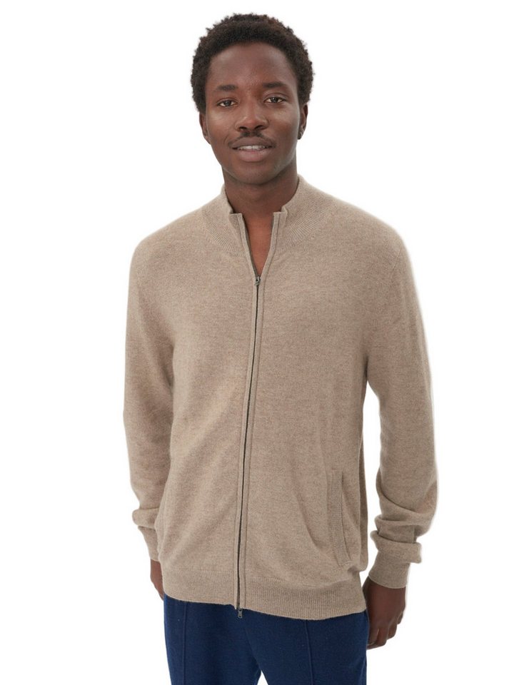 GOBI Cashmere Cardigan Basic Kaschmirstrickjacke mit Reißverschluss von GOBI Cashmere