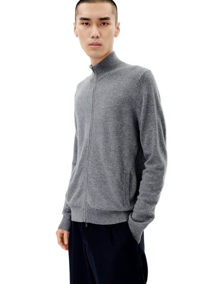 GOBI Cashmere Cardigan Basic Kaschmirstrickjacke mit Reißverschluss von GOBI Cashmere