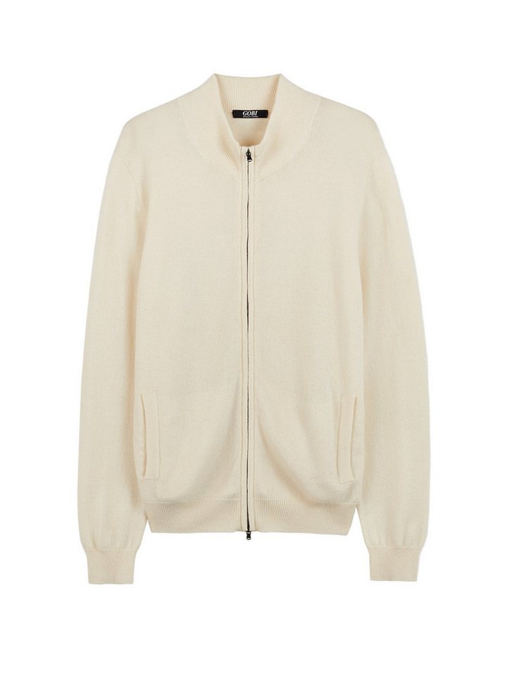 GOBI Cashmere Cardigan Basic Kaschmirstrickjacke mit Reißverschluss von GOBI Cashmere