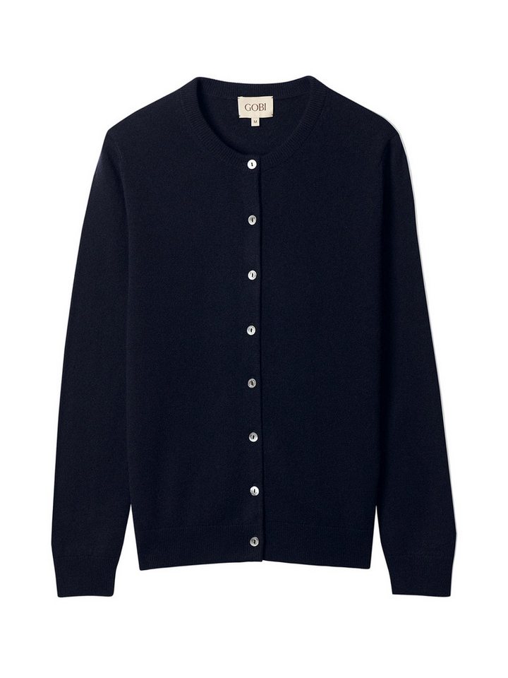 GOBI Cashmere Cardigan Kaschmir Strickjacke mit R-Ausschnitt und Knöpfen von GOBI Cashmere
