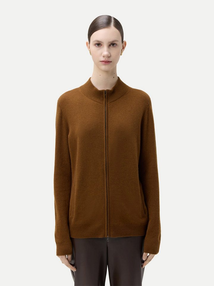 GOBI Cashmere Cardigan Strickjacke aus Kaschmir und Seide mit Polokragen von GOBI Cashmere