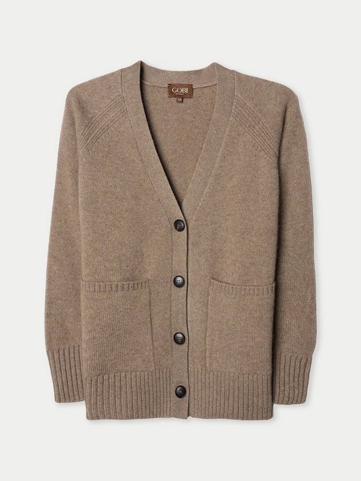 GOBI Cashmere Cardigan Lockerer Kaschmir-Cardigan mit Knöpfen von GOBI Cashmere