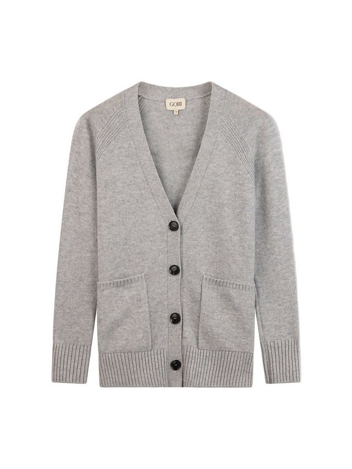 GOBI Cashmere Cardigan Lockerer Kaschmir-Cardigan mit Knöpfen von GOBI Cashmere