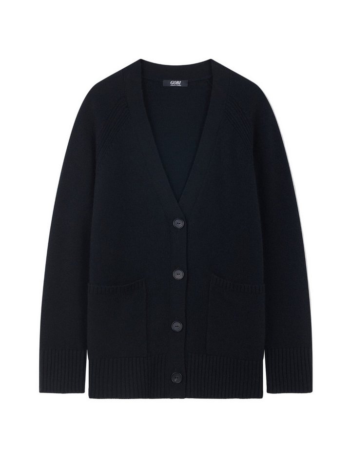 GOBI Cashmere Cardigan Lockerer Kaschmir-Cardigan mit Knöpfen von GOBI Cashmere