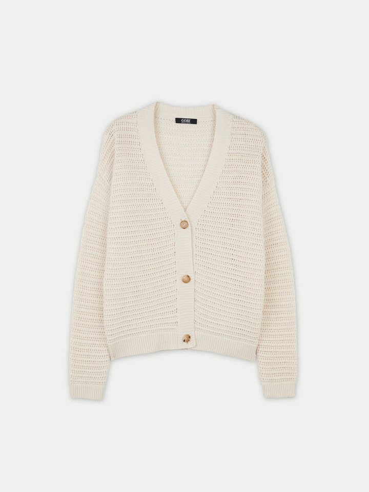 GOBI Cashmere Cardigan Strickjacke aus Baumwolle und Kaschmir von GOBI Cashmere