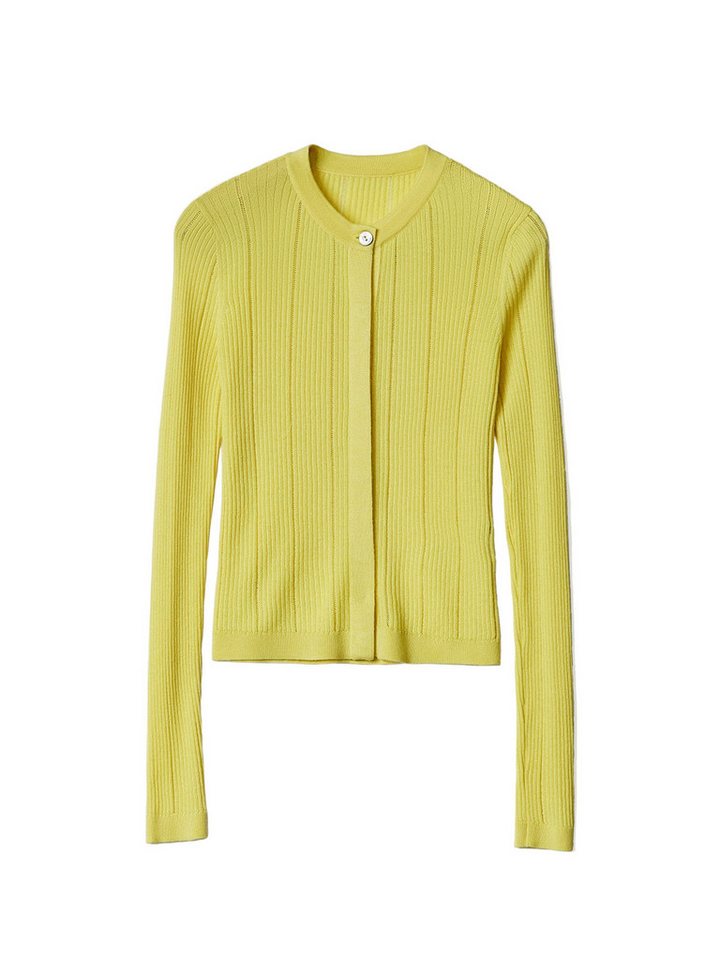 GOBI Cashmere Cardigan Strickjacke mit verdeckter Knopfleiste aus Kaschmir-Seide von GOBI Cashmere