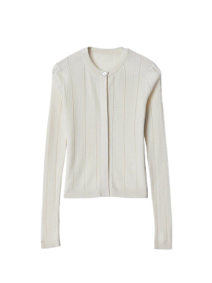 GOBI Cashmere Cardigan Strickjacke mit verdeckter Knopfleiste aus Kaschmir-Seide von GOBI Cashmere