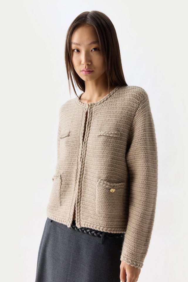 GOBI Cashmere Cardigan Texturierter Strick Kaschmir-Cardigan von GOBI Cashmere