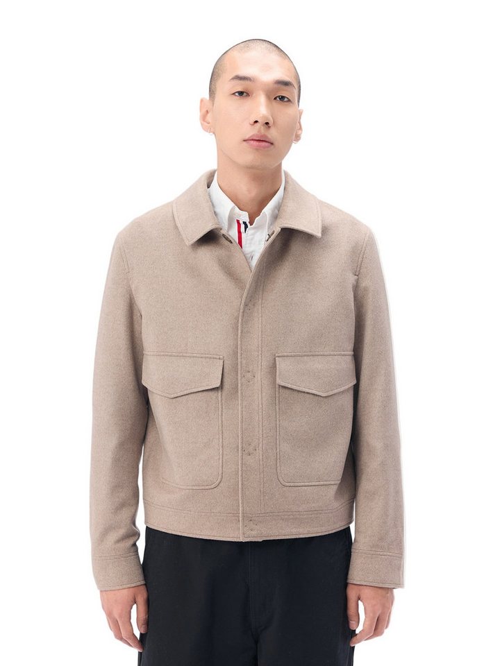 GOBI Cashmere Kurzjacke Herren Rollkragenpullover von GOBI Cashmere