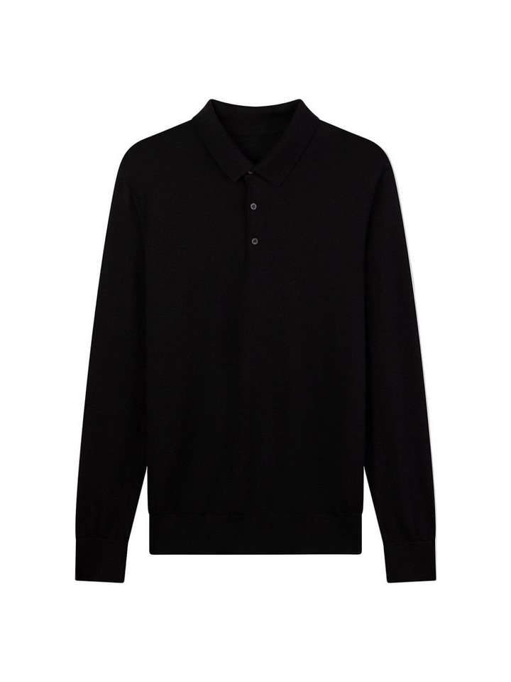 GOBI Cashmere Polokragenpullover Herren Klassisches Polo-Shirt mit langen Ärmeln von GOBI Cashmere