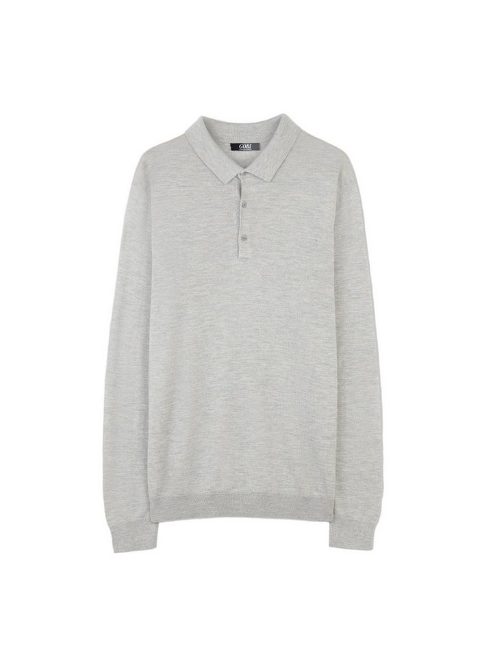 GOBI Cashmere Polokragenpullover Herren Polohemd aus Kaschmir-Seide von GOBI Cashmere
