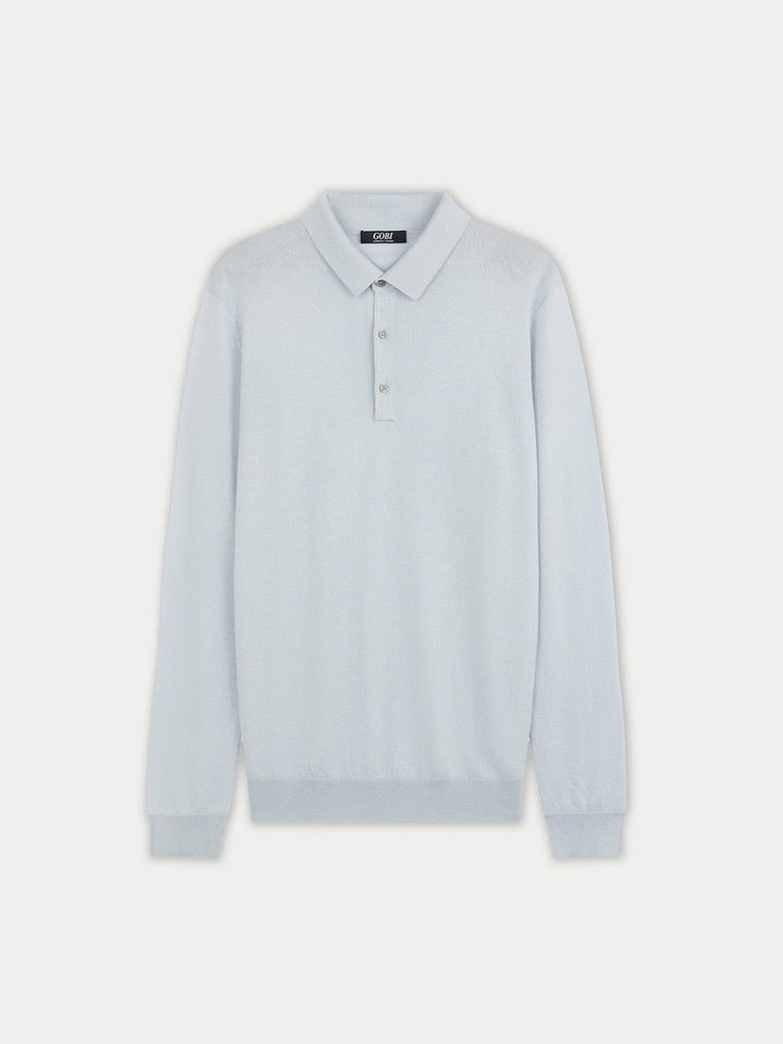GOBI Cashmere Polokragenpullover Herren Polohemd aus Kaschmir-Seide von GOBI Cashmere