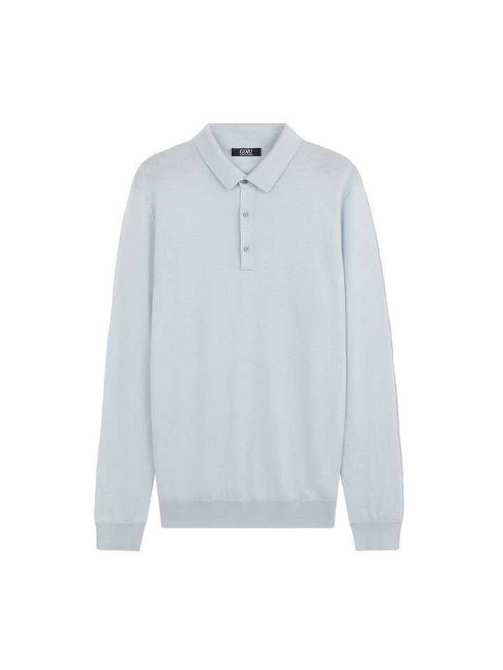 GOBI Cashmere Polokragenpullover Herren Polohemd aus Kaschmir-Seide von GOBI Cashmere