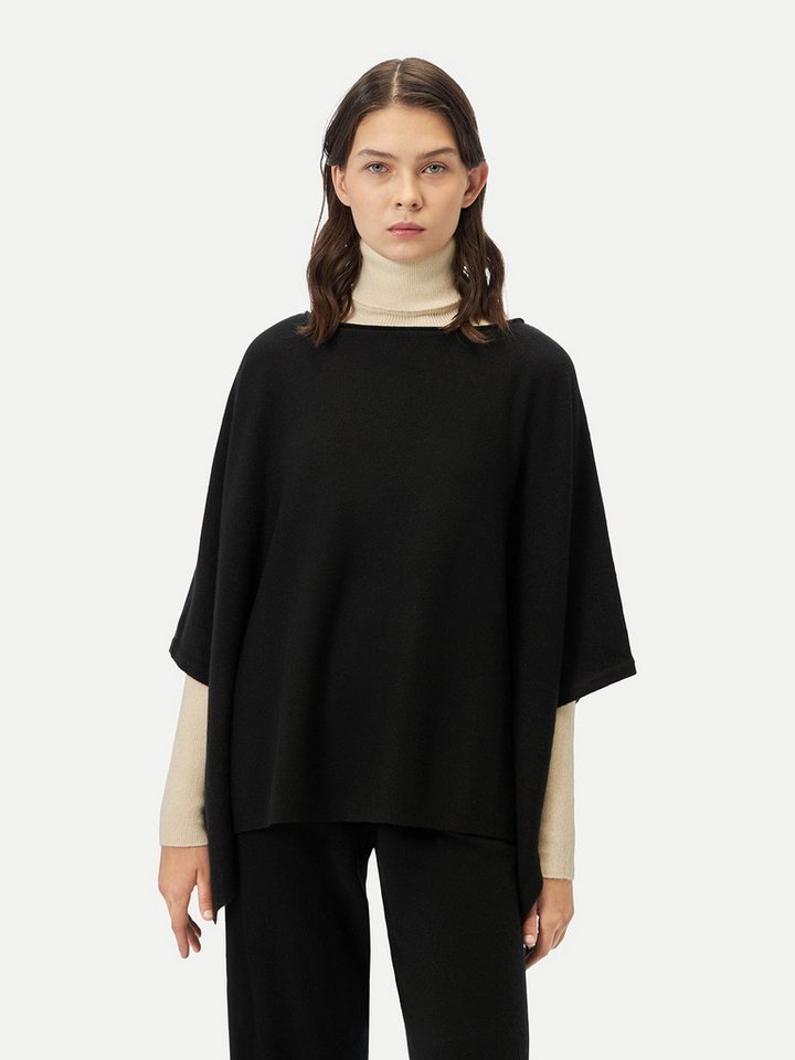 GOBI Cashmere Poncho Kaschmir-Poncho mit U-Boot-Ausschnitt von GOBI Cashmere
